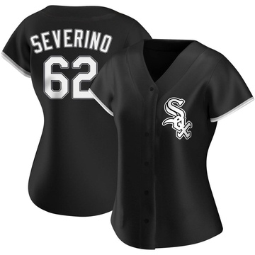 Replica Anderson Severino Women's Chicago White Sox Black Alternate Jersey