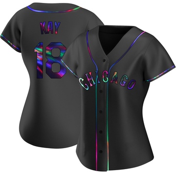 Replica Anthony Kay Women's Chicago White Sox Black Holographic Alternate Jersey