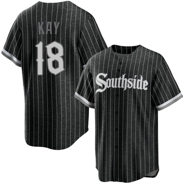 Replica Anthony Kay Youth Chicago White Sox Black 2021 City Connect Jersey