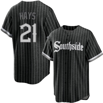 Replica Austin Hays Youth Chicago White Sox Black 2021 City Connect Jersey
