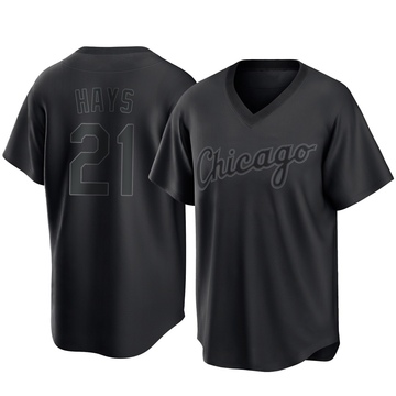 Replica Austin Hays Youth Chicago White Sox Black Pitch Fashion Jersey