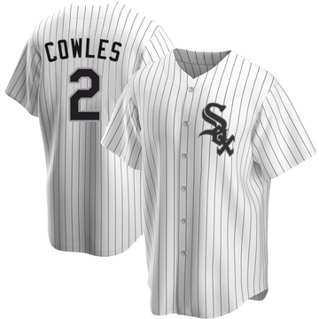 Replica Ben Cowles Men's Chicago White Sox White Home Jersey