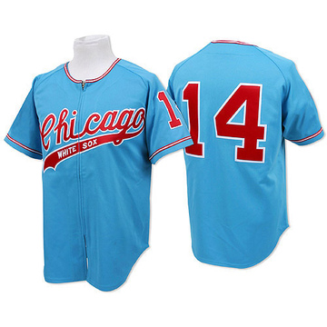 Replica Bill Melton Men's Chicago White Sox Blue Throwback Jersey