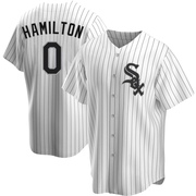 Replica Billy Hamilton Men's Chicago White Sox White Home Jersey