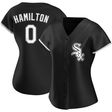 Replica Billy Hamilton Women's Chicago White Sox Black Alternate Jersey