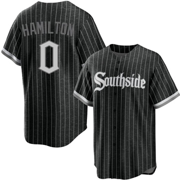 Replica Billy Hamilton Youth Chicago White Sox Black 2021 City Connect Jersey
