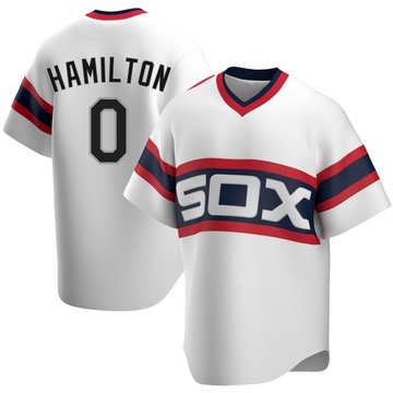 Replica Billy Hamilton Youth Chicago White Sox White Cooperstown Collection Jersey