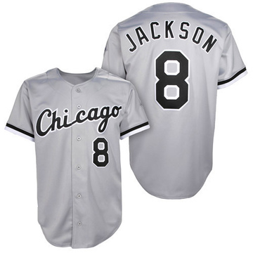 Replica Bo Jackson Men's Chicago White Sox Grey 1993 Throwback Jersey