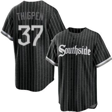 Replica Bobby Thigpen Youth Chicago White Sox Black 2021 City Connect Jersey