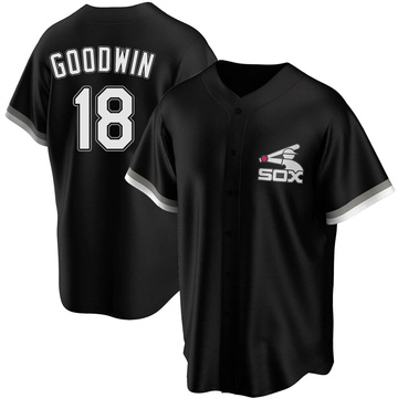 Replica Brian Goodwin Youth Chicago White Sox Black Spring Training Jersey