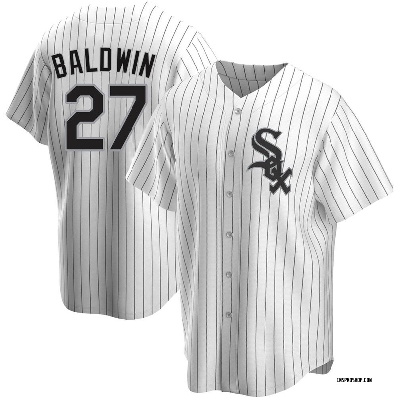 Replica Brooks Baldwin Men's Chicago White Sox White Home Jersey
