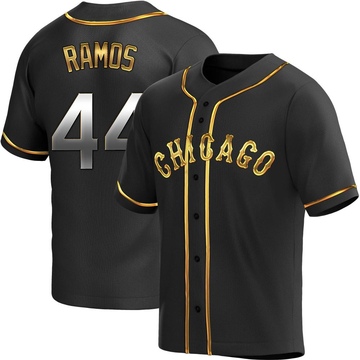 Replica Bryan Ramos Youth Chicago White Sox Black Golden Alternate Jersey
