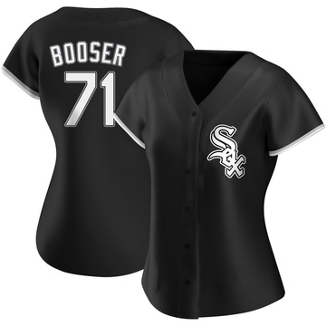 Replica Cam Booser Women's Chicago White Sox Black Alternate Jersey
