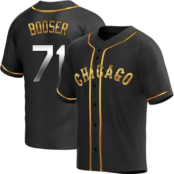Replica Cam Booser Youth Chicago White Sox Black Golden Alternate Jersey