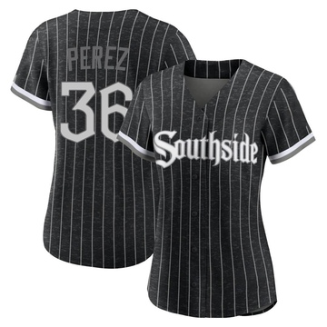 Replica Carlos Perez Women's Chicago White Sox Black 2021 City Connect Jersey