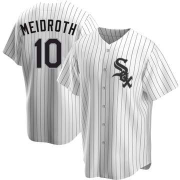 Replica Chase Meidroth Men's Chicago White Sox White Home Jersey