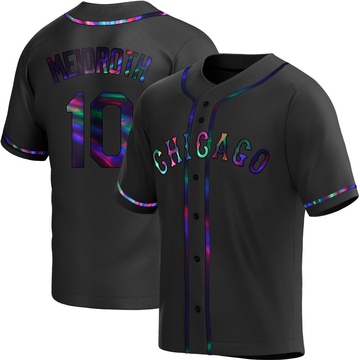 Replica Chase Meidroth Youth Chicago White Sox Black Holographic Alternate Jersey