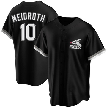 Replica Chase Meidroth Youth Chicago White Sox Black Spring Training Jersey