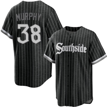Replica Chris Murphy Youth Chicago White Sox Black 2021 City Connect Jersey