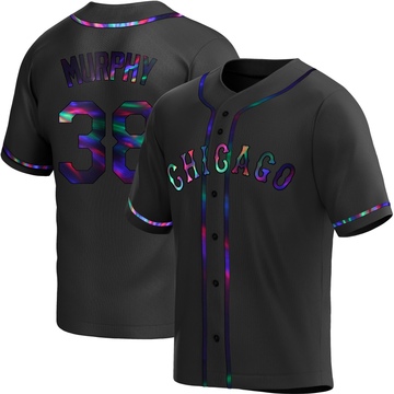 Replica Chris Murphy Youth Chicago White Sox Black Holographic Alternate Jersey