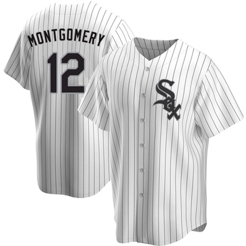 Replica Colson Montgomery Men's Chicago White Sox White Home Jersey