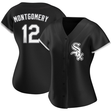 Replica Colson Montgomery Women's Chicago White Sox Black Alternate Jersey