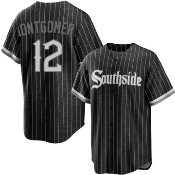 Replica Colson Montgomery Youth Chicago White Sox Black 2021 City Connect Jersey