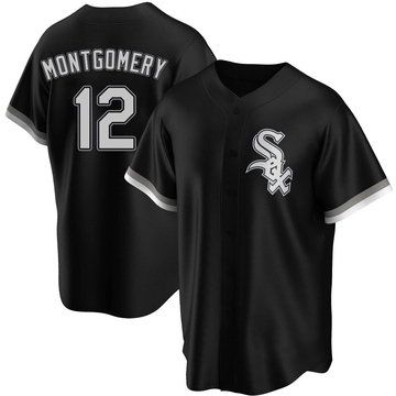 Replica Colson Montgomery Youth Chicago White Sox Black Alternate Jersey
