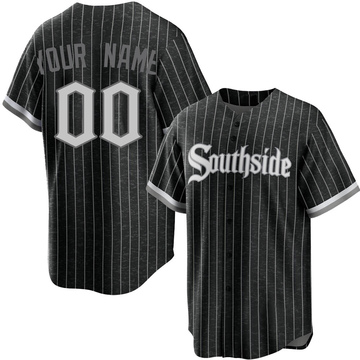 Replica Custom Men's Chicago White Sox Black 2021 City Connect Jersey