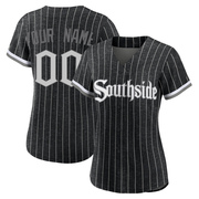 Replica Custom Women's Chicago White Sox Black 2021 City Connect Jersey