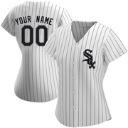 Replica Custom Women's Chicago White Sox White Home Jersey