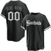 Replica Custom Youth Chicago White Sox Black 2021 City Connect Jersey