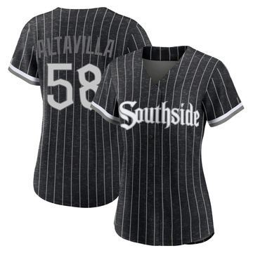 Replica Dan Altavilla Women's Chicago White Sox Black 2021 City Connect Jersey
