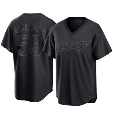 Replica Dan Altavilla Youth Chicago White Sox Black Pitch Fashion Jersey