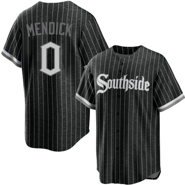 Replica Danny Mendick Youth Chicago White Sox Black 2021 City Connect Jersey