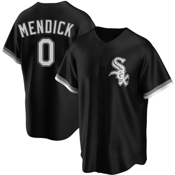 Replica Danny Mendick Youth Chicago White Sox Black Alternate Jersey