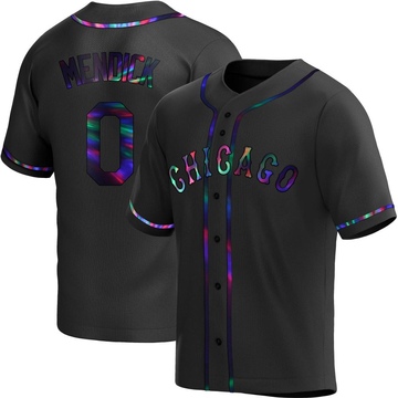Replica Danny Mendick Youth Chicago White Sox Black Holographic Alternate Jersey