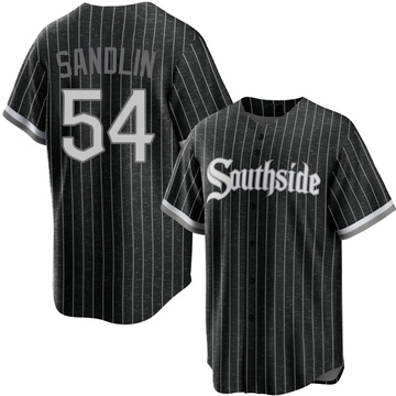 Replica David Sandlin Youth Chicago White Sox Black 2021 City Connect Jersey