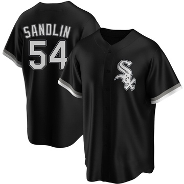 Replica David Sandlin Youth Chicago White Sox Black Alternate Jersey