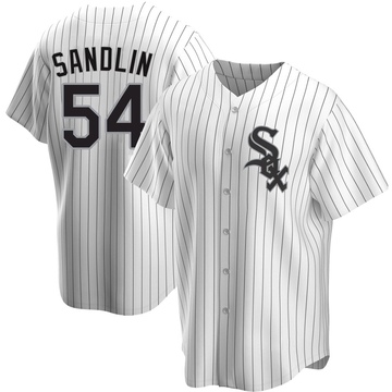 Replica David Sandlin Youth Chicago White Sox White Home Jersey