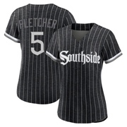 Replica Dominic Fletcher Women's Chicago White Sox Black 2021 City Connect Jersey
