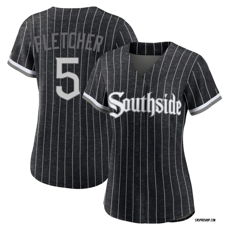 Replica Dominic Fletcher Women's Chicago White Sox Black 2021 City Connect Jersey