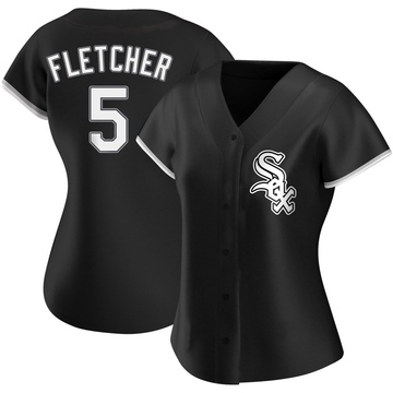 Replica Dominic Fletcher Women's Chicago White Sox Black Alternate Jersey