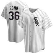Replica Drew Romo Men's Chicago White Sox White Home Jersey