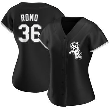 Replica Drew Romo Women's Chicago White Sox Black Alternate Jersey