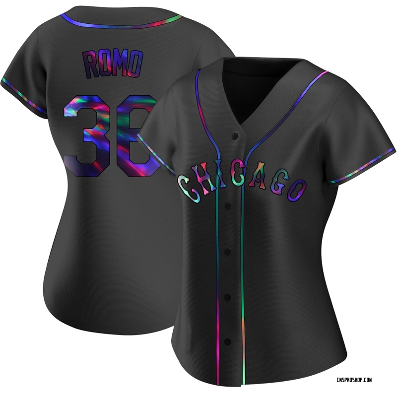 Replica Drew Romo Women's Chicago White Sox Black Holographic Alternate Jersey