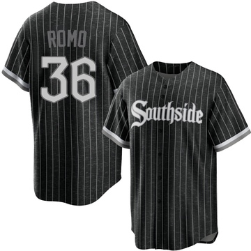 Replica Drew Romo Youth Chicago White Sox Black 2021 City Connect Jersey