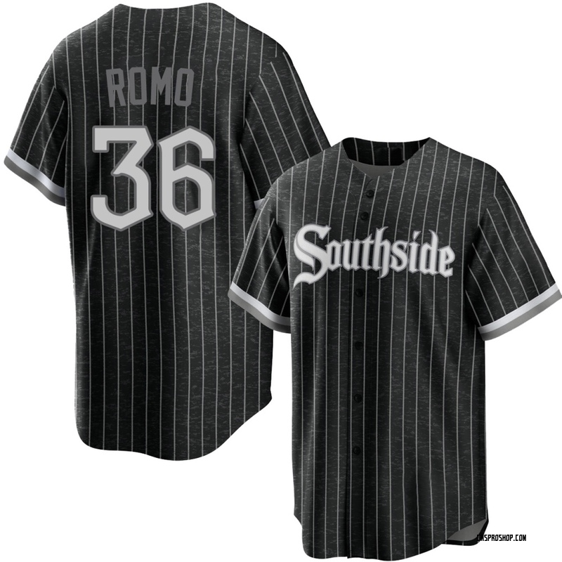 Replica Drew Romo Youth Chicago White Sox Black 2021 City Connect Jersey