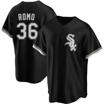 Replica Drew Romo Youth Chicago White Sox Black Alternate Jersey