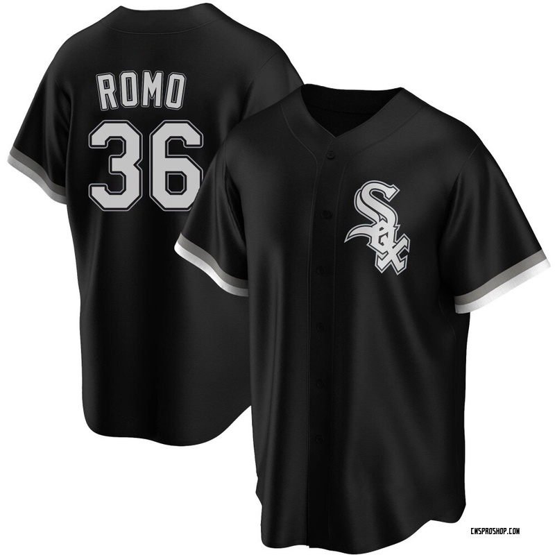 Replica Drew Romo Youth Chicago White Sox Black Alternate Jersey
